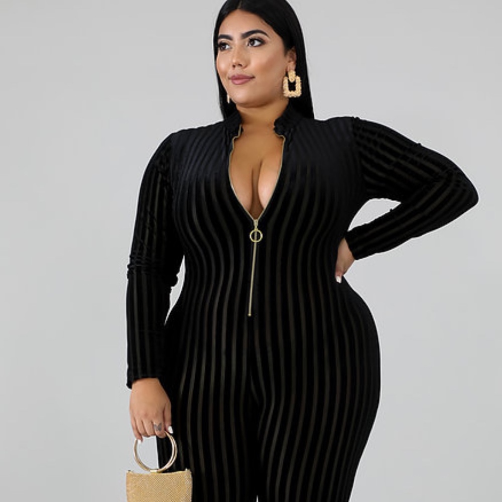 Plus Size Jumpsuit - Picture 2 of 3
